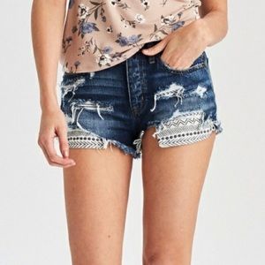 Vintage Hi-rise Festival jean shorts